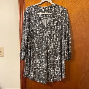Beacon Roll Tab Blouse